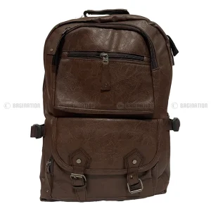 PU Leather unisex Backpack